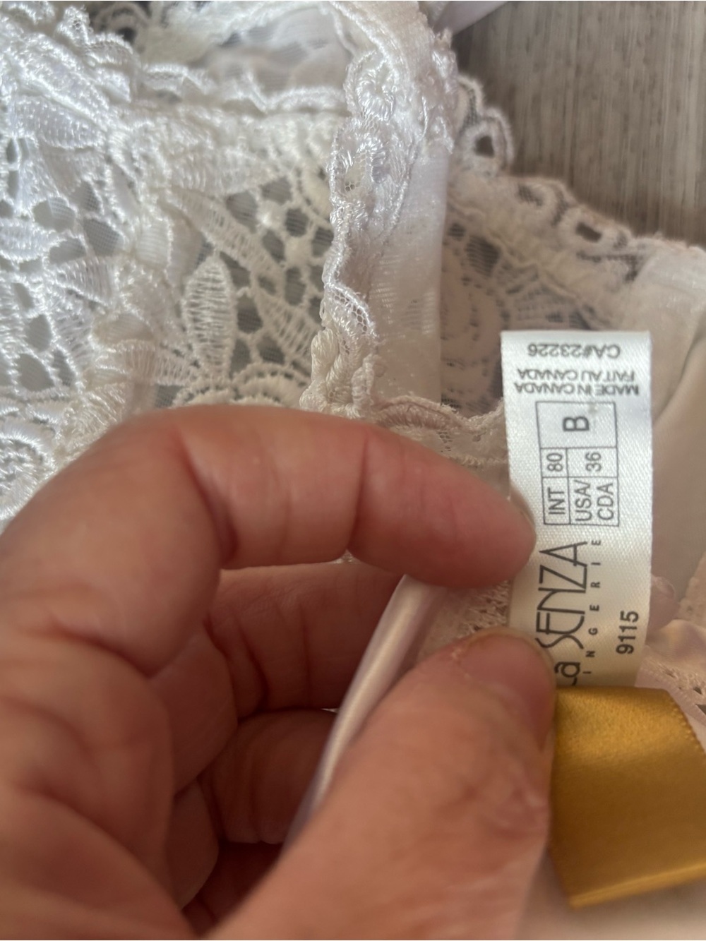 La Senza Signature White Lace Bustier Corset Top-36B - Picture 5 of 5